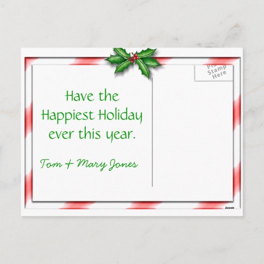 Prettige feestdagen (plural:) aan past de (Achterkant)