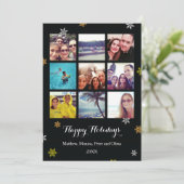 Prettige feestdagen (plural:) de Kaart van de (Staand voorkant)