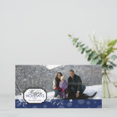 Prettige feestdagen (plural:) de Kaart van de Foto (Staand voorkant)