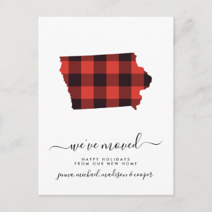 Prettige feestdagen (plural:)   hebben wij   Iowa Briefkaart