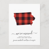 Prettige feestdagen (plural:) | hebben wij | Iowa Briefkaart (Voorkant)