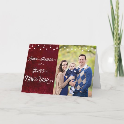 Prettige feestdagen (plural:)/Joyous Foto van het (Voorkant)