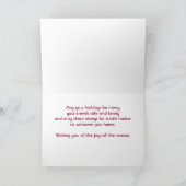 Prettige feestdagen (plural:) op de Baai (Binnen)