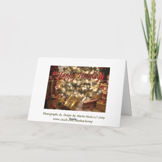 Prettige feestdagen (plural:) - Personaliseerbare (Achterkant)