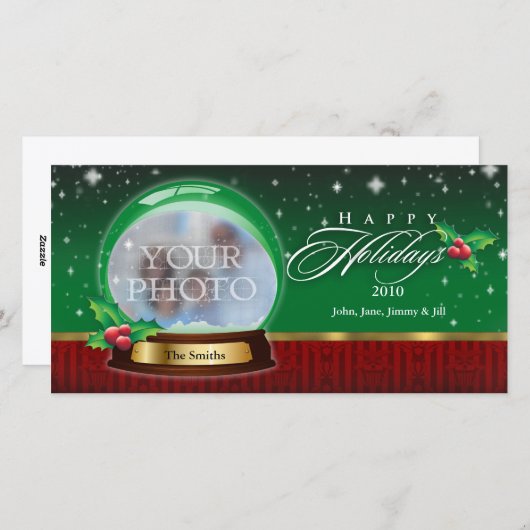 Prettige feestdagen (plural:) Personaliseerbare Feestdagenkaart (Voorkant / Achterkant)