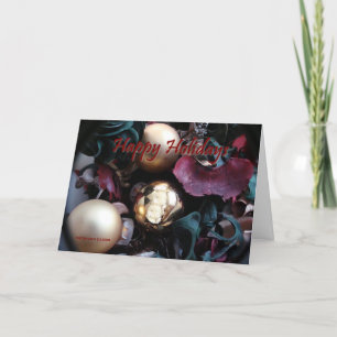 Prettige feestdagen (plural:) - Personaliseerbare Kaart