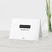 Prettige feestdagen (plural:) Tekkel Kaart (Achterkant)