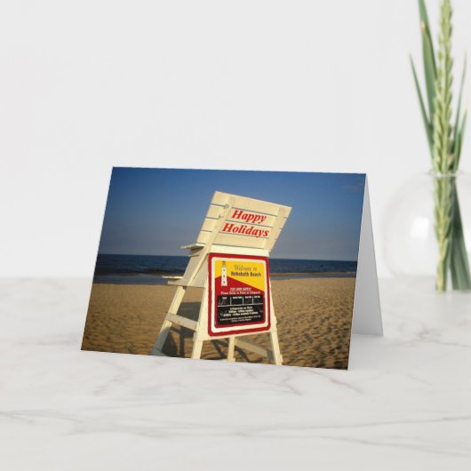 Prettige feestdagen (plural:) van het Strand (Voorkant)