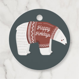 prettige feestdagen Polar Beer Bedankjes Labels