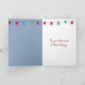 prettige feestdagen Polar Beer Kaart (Binnen)