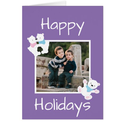 prettige feestdagen Polar Beer Thema (Voorkant)