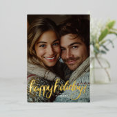 prettige feestdagen portretfoto (Staand Voorkant)