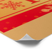 prettige feestdagen poster (Hoek)