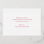 Prettige feestdagen Punt (Achterkant)