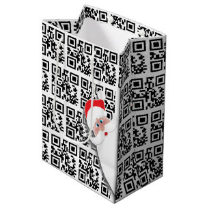 prettige feestdagen QR-codes Medium Cadeauzakje
