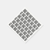 prettige feestdagen QR-codes Servet (Hoek)