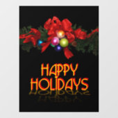 prettige feestdagen raamsticker (Vel)