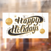 prettige feestdagen raamsticker (Vel 2)