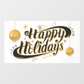 prettige feestdagen raamsticker (Vel)