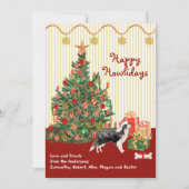 prettige feestdagen Rand Collie Kerstmis (Voorkant)