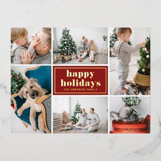 Prettige feestdagen Red Retro (Voorkant)