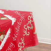 Prettige feestdagen Rendier Tafelkleed (Voorbeeld)