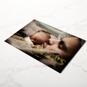 Prettige feestdagen RETRO Art Deco Foto Christmas  (Gedraaid)