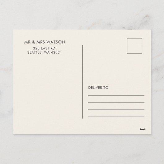 Prettige feestdagen Retro Groovy (Achterkant)