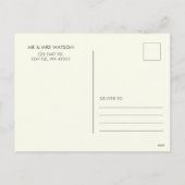 Prettige feestdagen Retro Groovy Checkered (Achterkant)