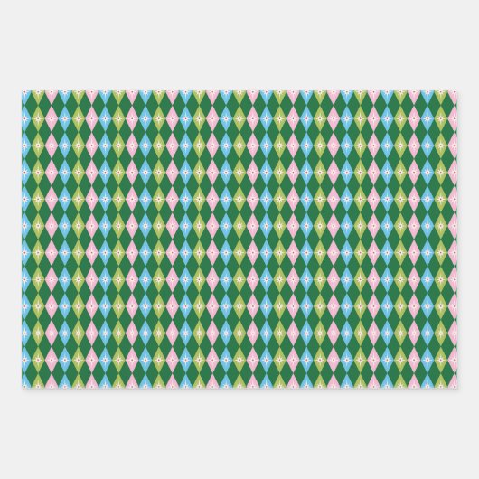 Prettige feestdagen Retro Inpakpapier Vel (Voorkant 2)