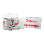 Prettige feestdagen Rode Kerstmis Flamingo Lint (Spoel)