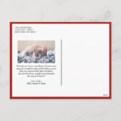 Prettige feestdagen Rode Moderne Mix Typografie (Achterkant)