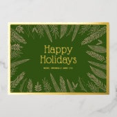 Prettige feestdagen Rood Lijst Corporate Christmas (Voorkant)