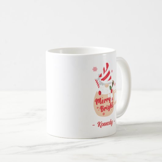 Prettige feestdagen - Roze Mok Hot Cocoa Merry & B (Voorkant rechts)