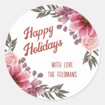 prettige feestdagen Roze Roses Burgundy Cosmos