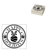 Prettige feestdagen Rubberstempel (Gestempeld)