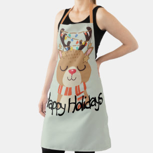 prettige feestdagen Rudolph Schort