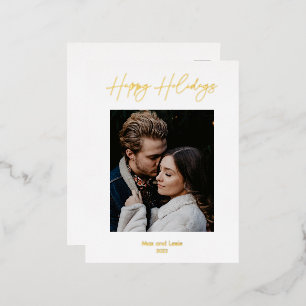 prettige feestdagen Scripted Elegant