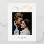 prettige feestdagen Scripted Elegant (Voorkant)