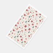 prettige feestdagen servet (Hoek)