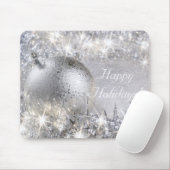 "Prettige feestdagen" Silver Mousepad Muismat (Met muis)