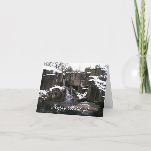 Prettige feestdagen Snow Skansen Zweden (Voorkant)