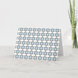 prettige feestdagen Snowflake Kerstmis Hanukkah Kaart