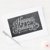  Prettige feestdagen Sticker krijtbord (Envelop)