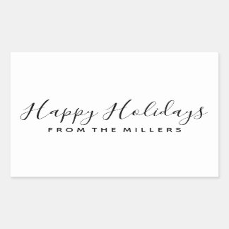 prettige feestdagen Sticker Script op maat