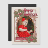 Prettige feestdagen  Stijl Verticale Foto (Voorkant / Achterkant)