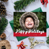 prettige feestdagen stijlvol wenskaart van scriptf briefkaart