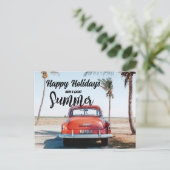 prettige feestdagen Summer Edition Holiday Briefka (Staand voorkant)