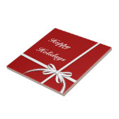 prettige feestdagen tegeltje (Zijkant)