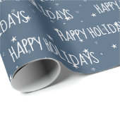 prettige feestdagen tekst over sterren cadeaupapier (Rol Hoek)